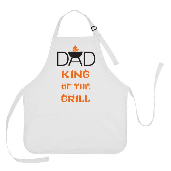 Personalized Apron King Of The BBQ Grilling Apron For Men Smoker