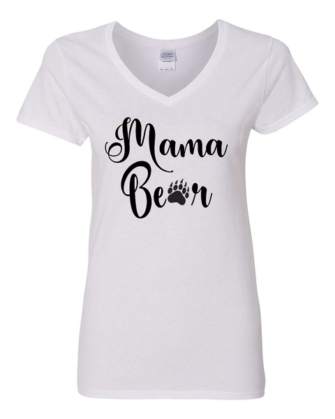 Mama Bear Shirt Gift For Mom To Be Tshirt Mommy Mother Bear Custom T-shirt