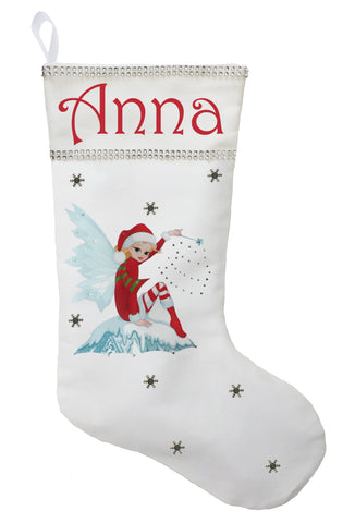 Fairy Christmas Stocking - Personalized and Hand Made Fairy Stocking ...
